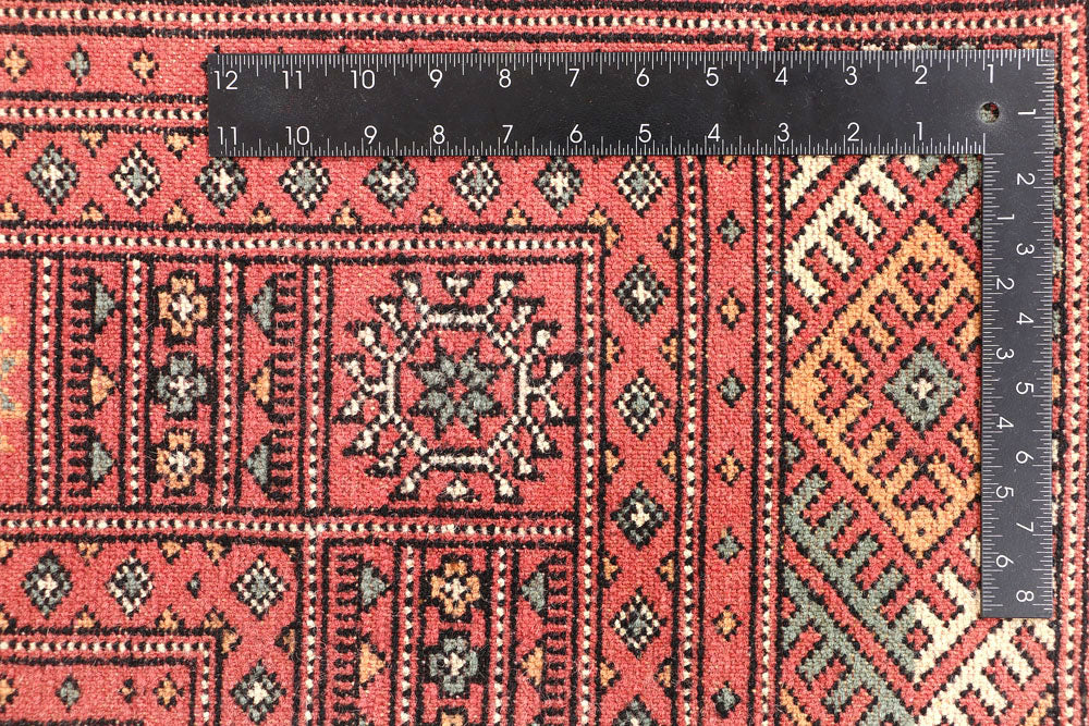Light Coral Bokhara 5' 7 x 7' 8 - No. 45919 - ALRUG Rug Store