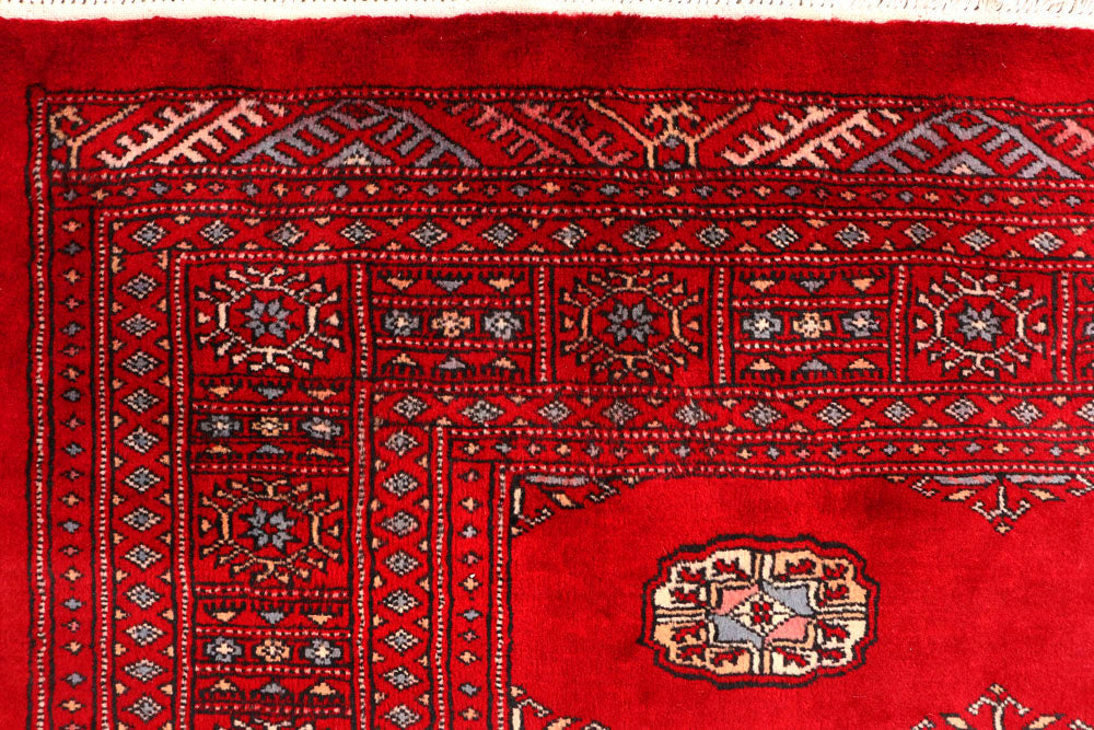 Red Bokhara 5' 7 x 8' 2 - No. 45939 - ALRUG Rug Store