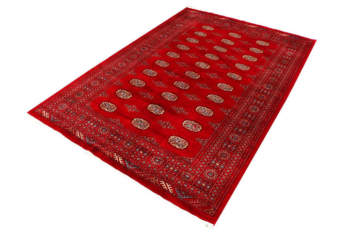 Red Bokhara 5' 7 x 8' 2 - No. 45939 - ALRUG Rug Store
