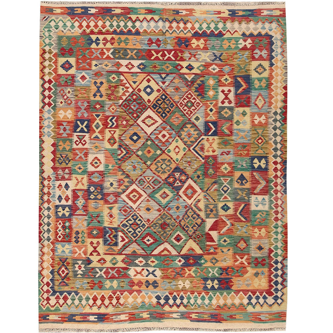 Vegetable Kilim 6' 3 x 8' 3 (ft) - No. AL44061 - ALRUG Rug Store