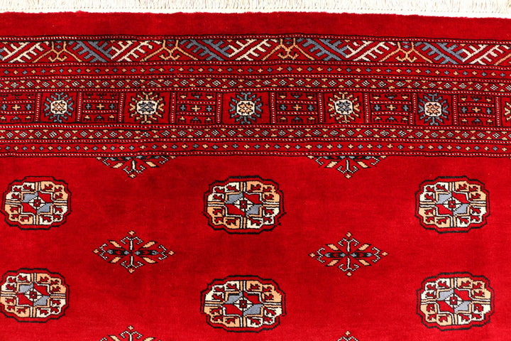 Red Bokhara 5' 8 x 8' - No. 45941 - ALRUG Rug Store