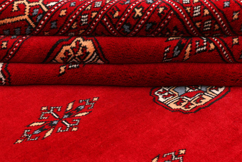 Red Bokhara 5' 8 x 8' - No. 45941 - ALRUG Rug Store