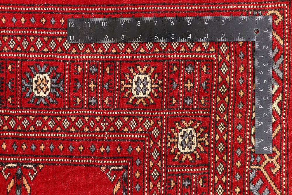 Red Bokhara 5' 8 x 8' - No. 45941 - ALRUG Rug Store