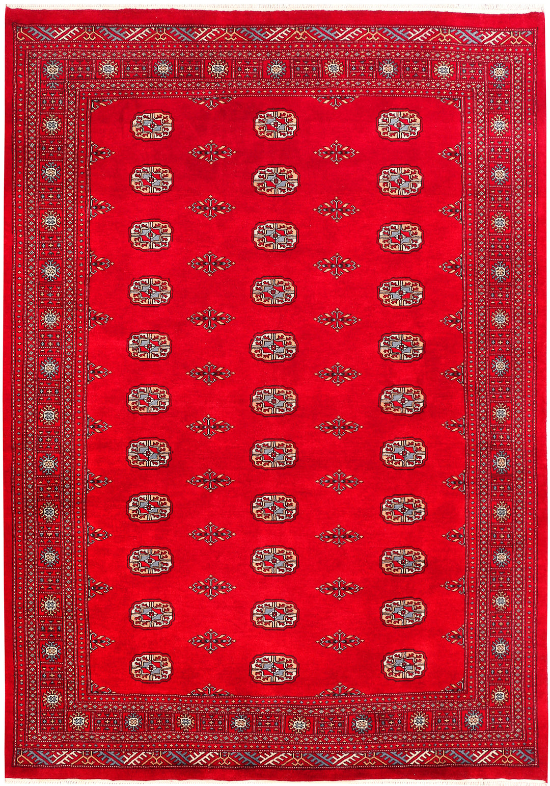 Red Bokhara 5' 8 x 8' - No. 45941 - ALRUG Rug Store