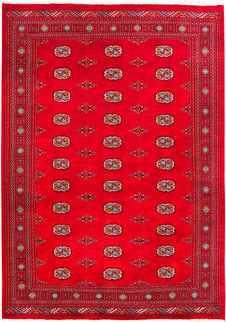Red Bokhara 5' 8 x 8' - No. 45941 - ALRUG Rug Store