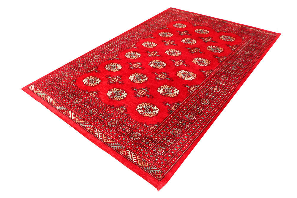 Dark Red Bokhara 5' 5 x 8' 2 - No. 45953 - ALRUG Rug Store