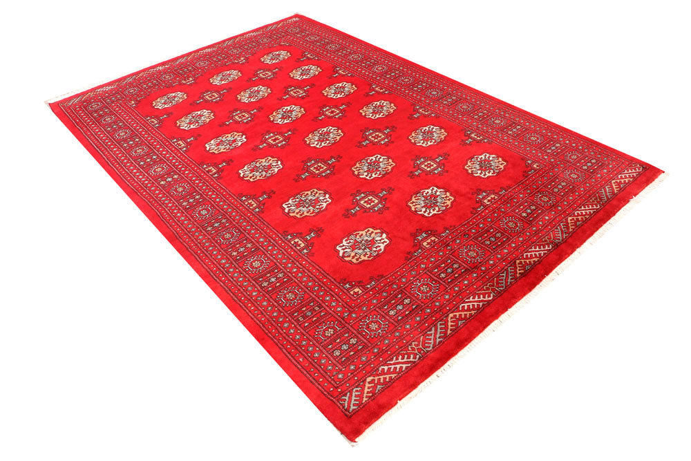 Dark Red Bokhara 5' 5 x 8' 2 - No. 45953 - ALRUG Rug Store