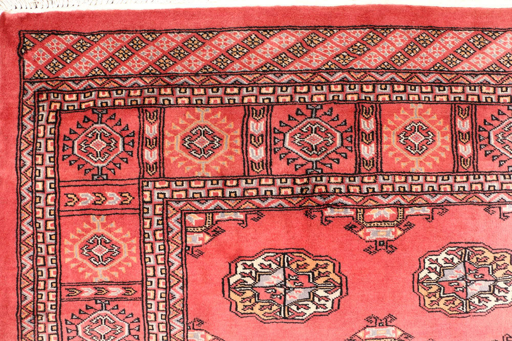 Indian Red Bokhara 5' 6 x 7' 3 - No. 45958 - ALRUG Rug Store