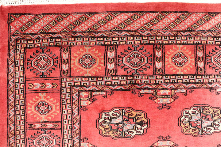 Indian Red Bokhara 5' 6 x 7' 3 - No. 45958 - ALRUG Rug Store