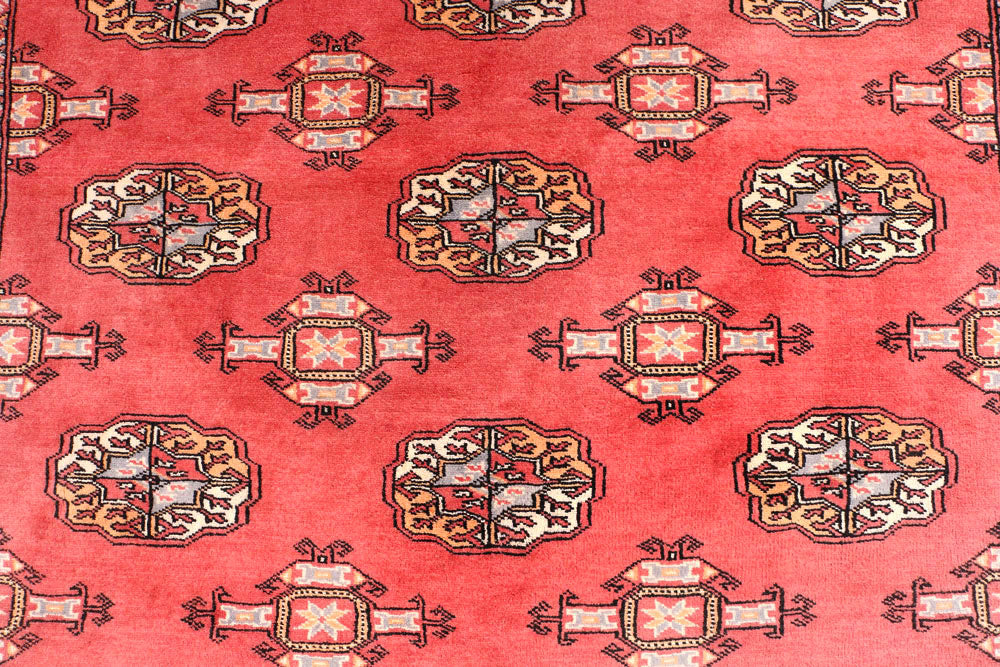 Indian Red Bokhara 5' 6 x 7' 3 - No. 45958 - ALRUG Rug Store