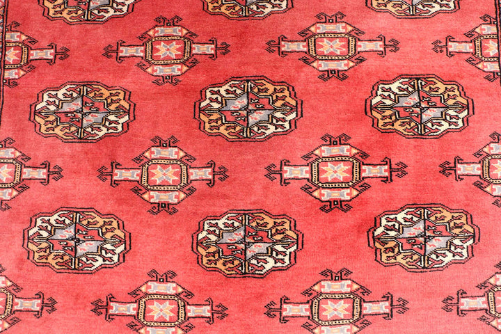 Indian Red Bokhara 5' 6 x 7' 3 - No. 45958 - ALRUG Rug Store