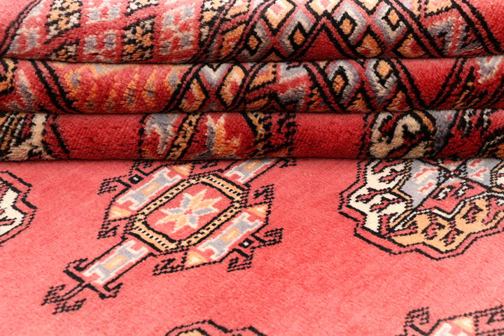 Indian Red Bokhara 5' 6 x 7' 3 - No. 45958 - ALRUG Rug Store