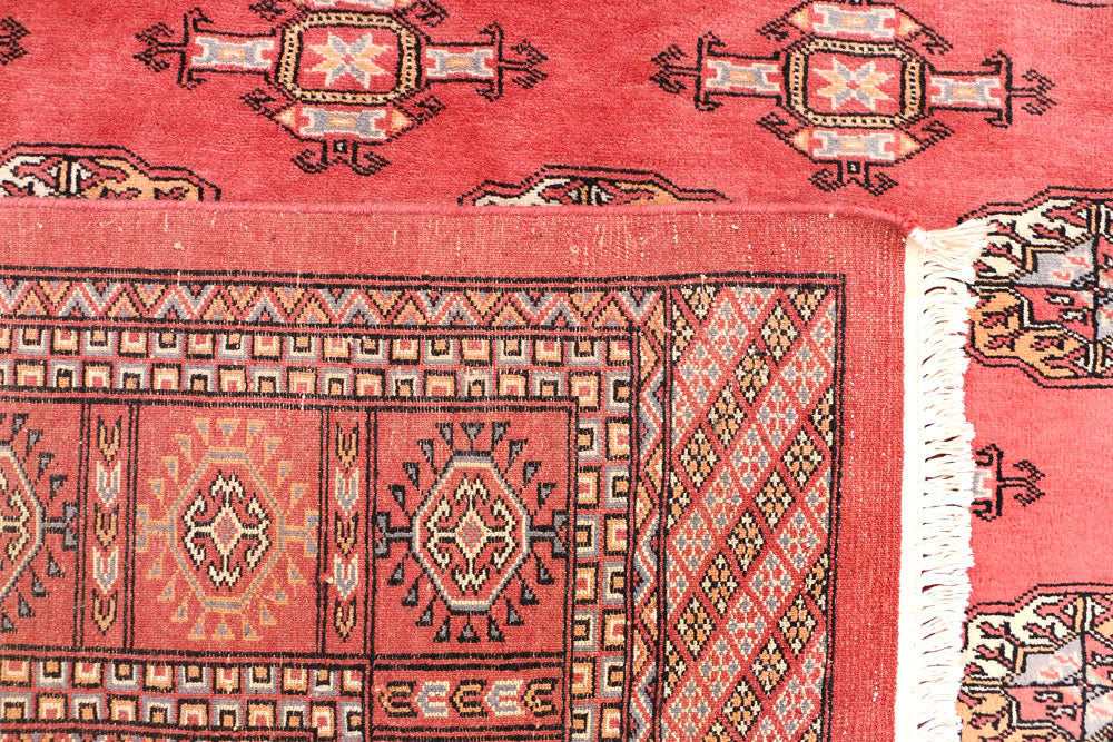 Indian Red Bokhara 5' 6 x 7' 3 - No. 45958 - ALRUG Rug Store