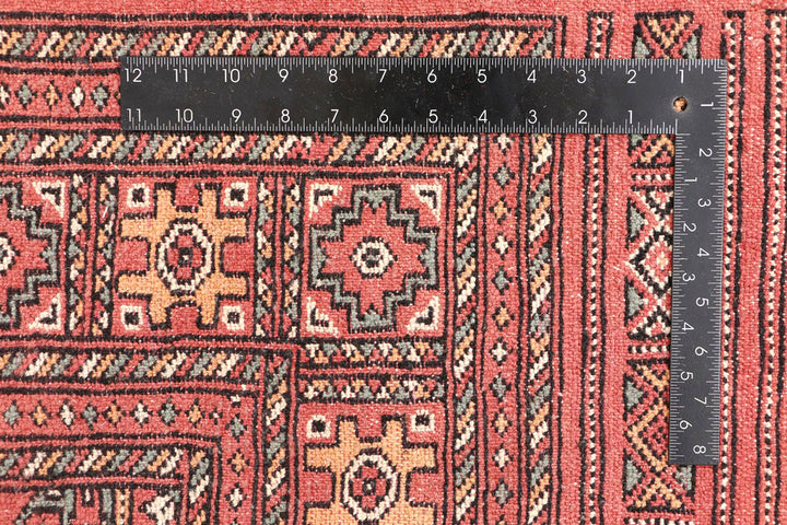 Indian Red Bokhara 5' 7 x 8' 2 - No. 45971 - ALRUG Rug Store
