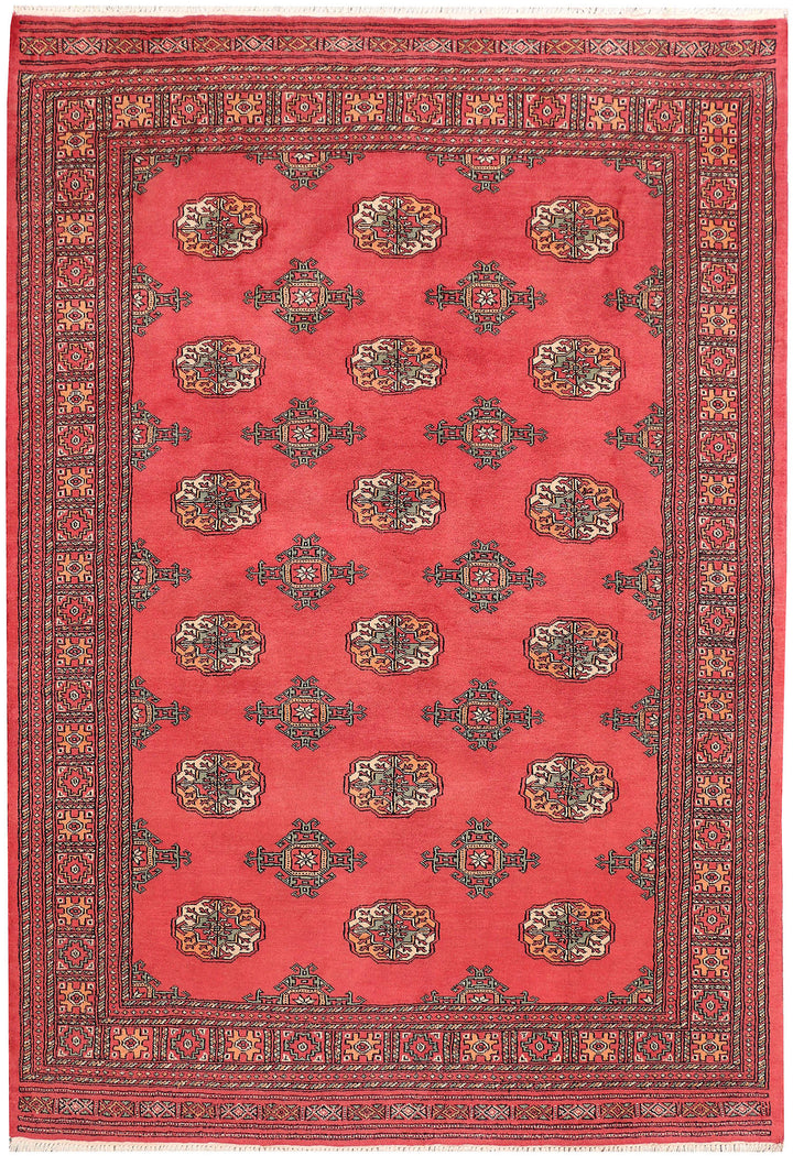 Indian Red Bokhara 5' 7 x 8' 2 - No. 45971 - ALRUG Rug Store