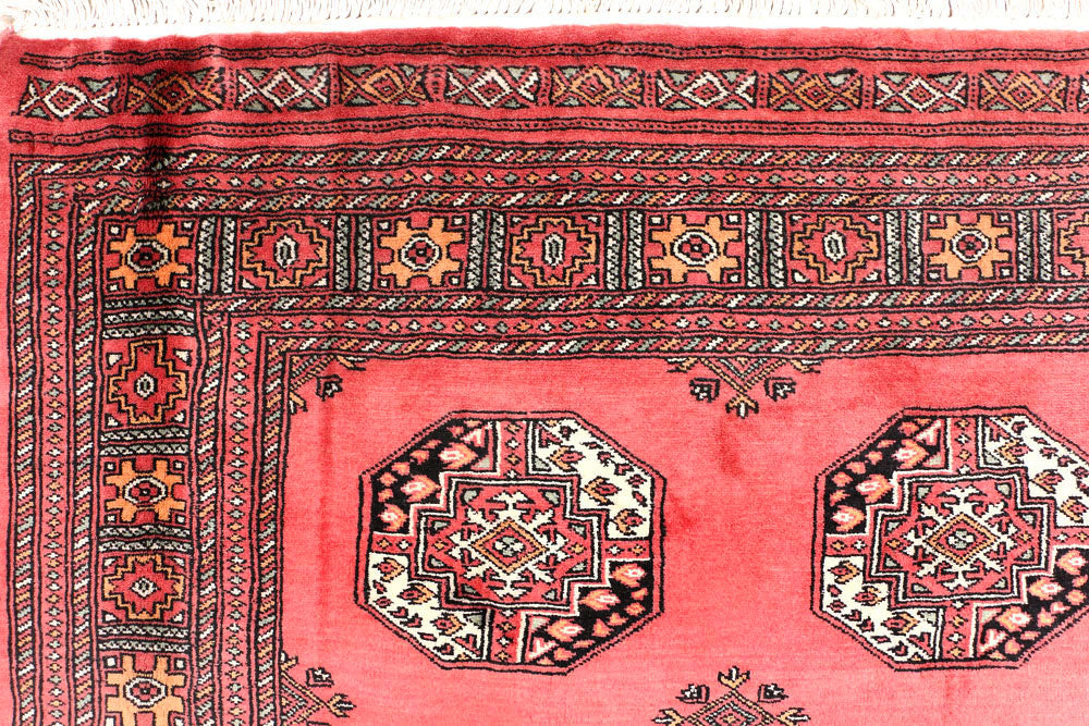 Indian Red Bokhara 5' 7 x 8' 1 - No. 45987 - ALRUG Rug Store