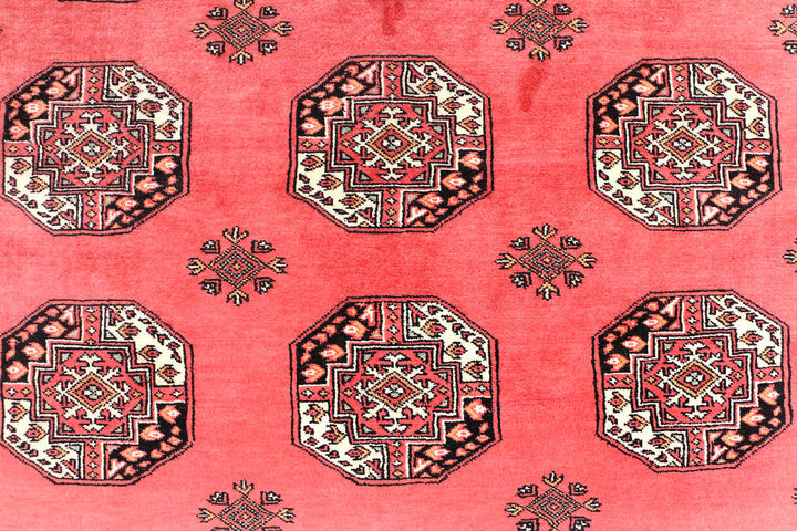Indian Red Bokhara 5' 7 x 8' 1 - No. 45987 - ALRUG Rug Store