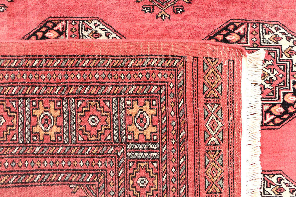 Indian Red Bokhara 5' 7 x 8' 1 - No. 45987 - ALRUG Rug Store