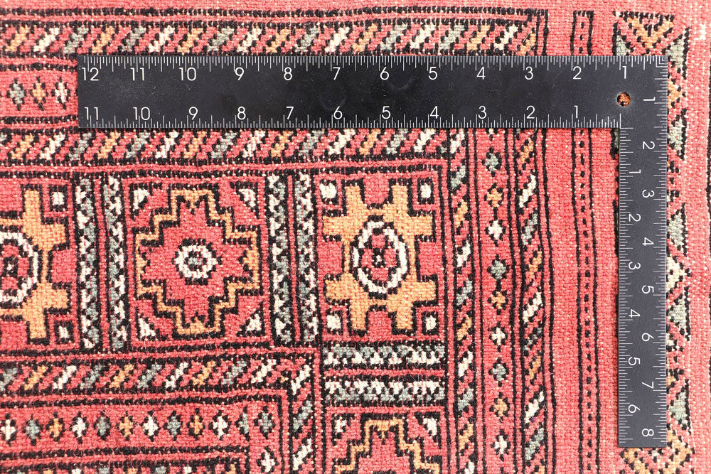 Indian Red Bokhara 5' 7 x 8' 1 - No. 45987 - ALRUG Rug Store