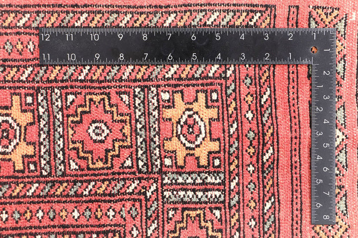 Indian Red Bokhara 5' 7 x 8' 1 - No. 45987 - ALRUG Rug Store