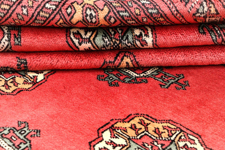 Light Coral Bokhara 5' 7 x 7' 7 - No. 45999 - ALRUG Rug Store