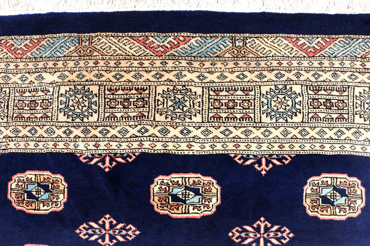 Midnight Blue Bokhara 5' 5 x 7' 9 - No. 46000 - ALRUG Rug Store