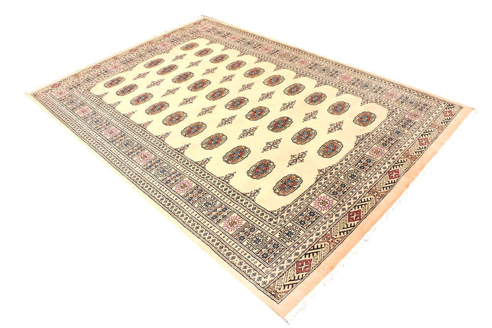 Bisque Bokhara 5' 8 x 7' 11 - No. 46003 - ALRUG Rug Store