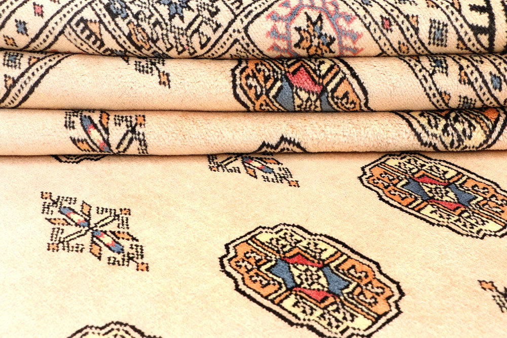 Bisque Bokhara 5' 8 x 7' 11 - No. 46003 - ALRUG Rug Store