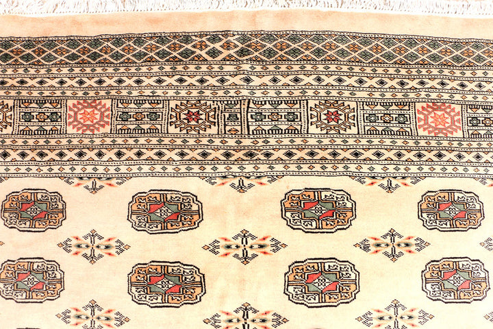 Navajo White Bokhara 6' 6 x 10' 3 - No. 46015 - ALRUG Rug Store
