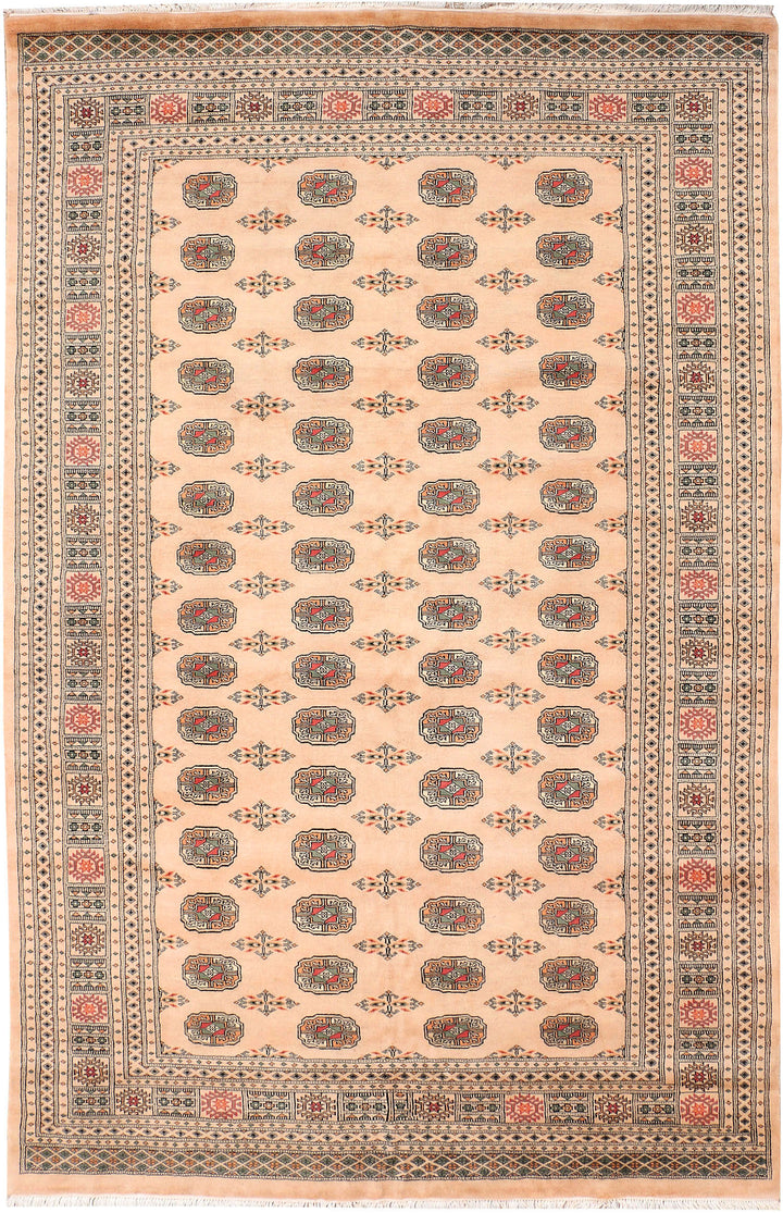Navajo White Bokhara 6' 6 x 10' 3 - No. 46015 - ALRUG Rug Store