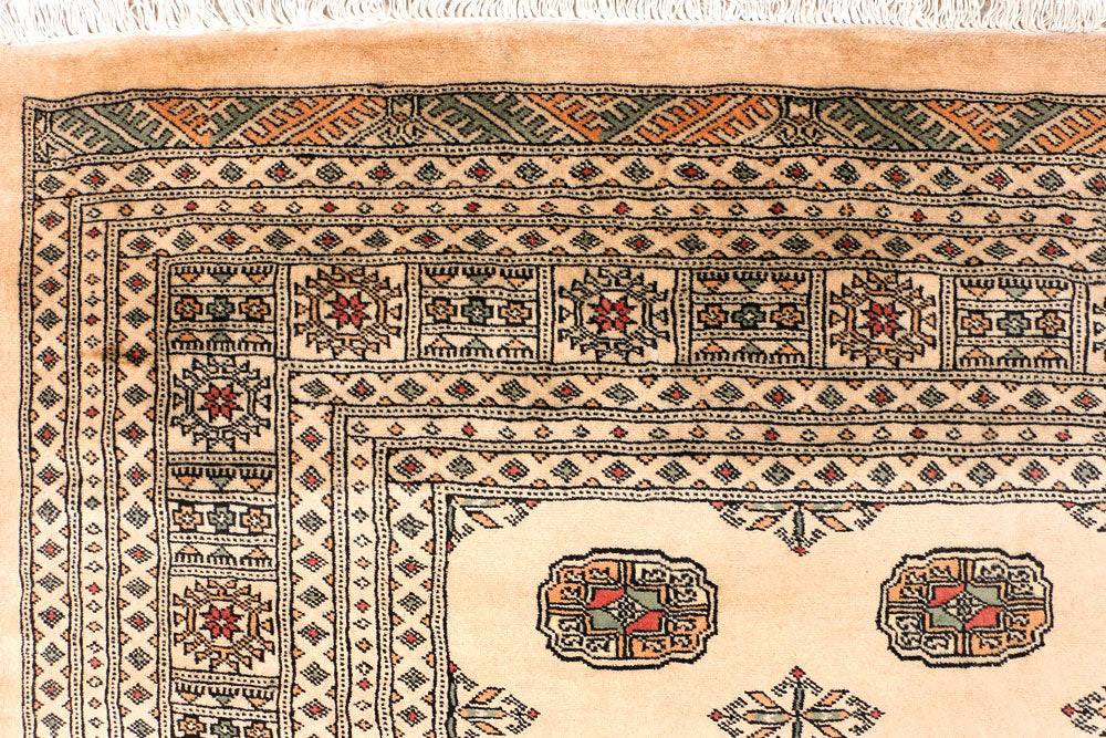 Tan Bokhara 6' 7 x 10' 1 - No. 46031 - ALRUG Rug Store