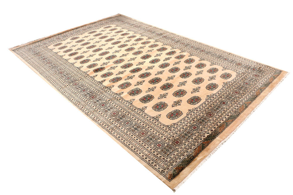 Tan Bokhara 6' 7 x 10' 1 - No. 46031 - ALRUG Rug Store