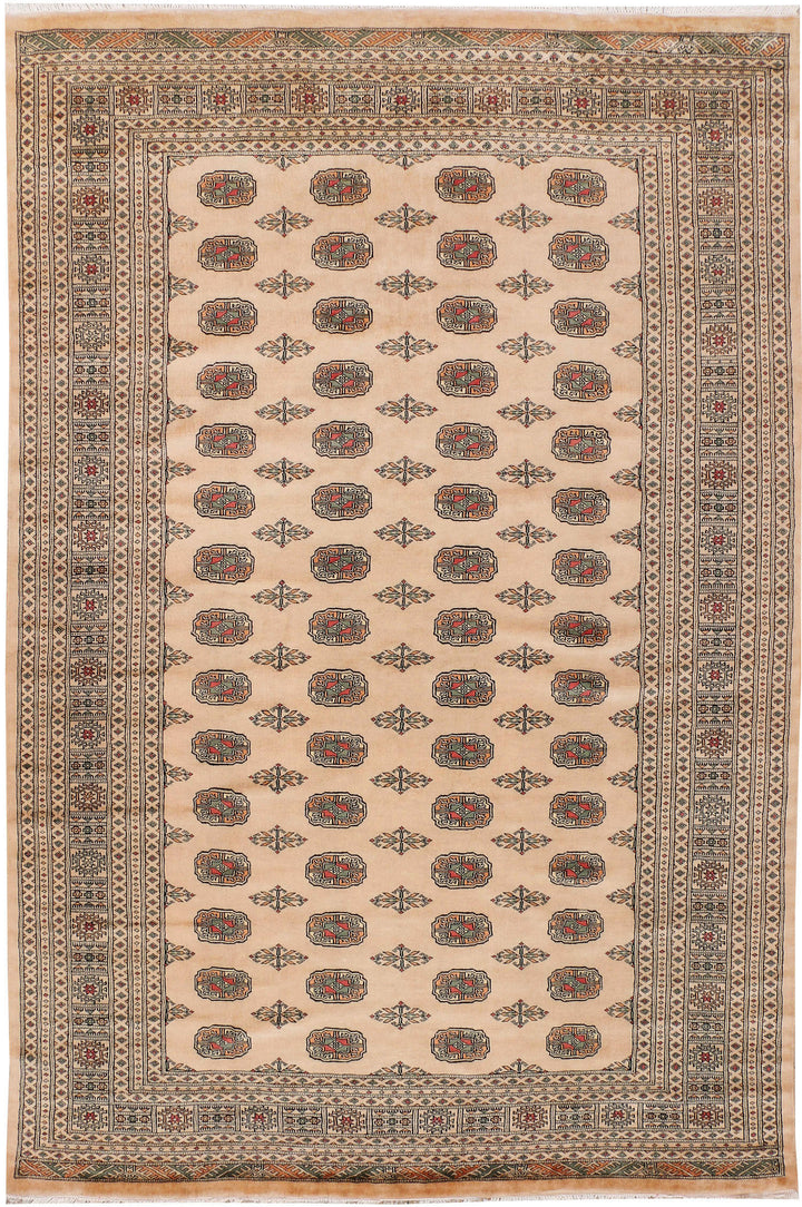 Tan Bokhara 6' 7 x 10' 1 - No. 46031 - ALRUG Rug Store