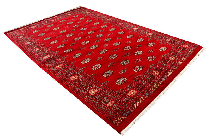 Dark Red Bokhara 6' 7 x 10' - No. 46034 - ALRUG Rug Store