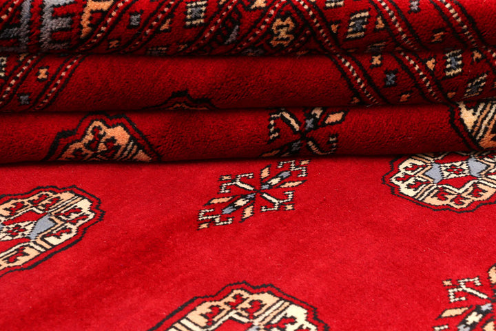 Dark Red Bokhara 6' 7 x 10' - No. 46034 - ALRUG Rug Store