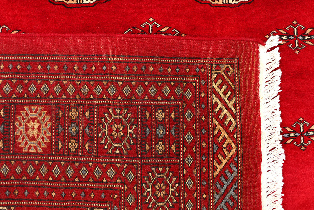 Dark Red Bokhara 6' 7 x 10' - No. 46034 - ALRUG Rug Store
