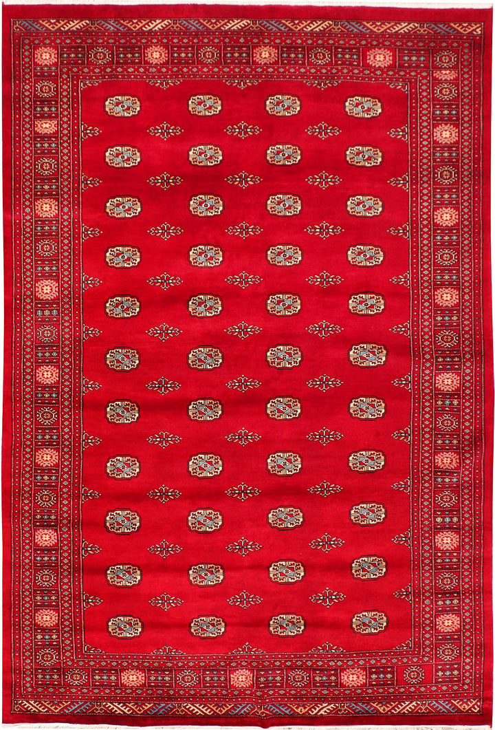 Dark Red Bokhara 6' 7 x 10' - No. 46034 - ALRUG Rug Store