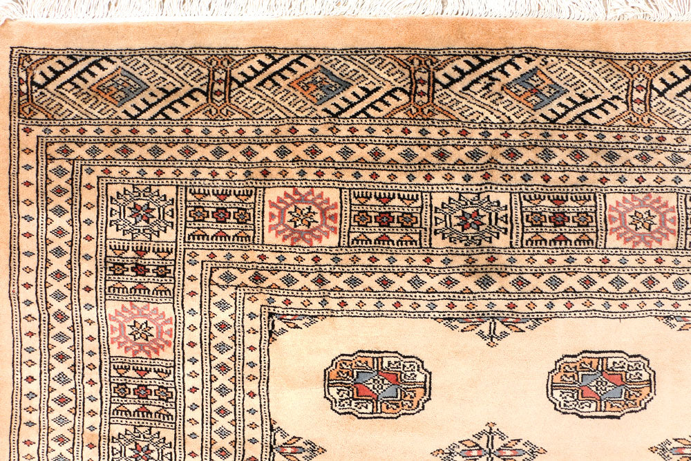 Tan Bokhara 6' 7 x 9' 11 - No. 46035 - ALRUG Rug Store