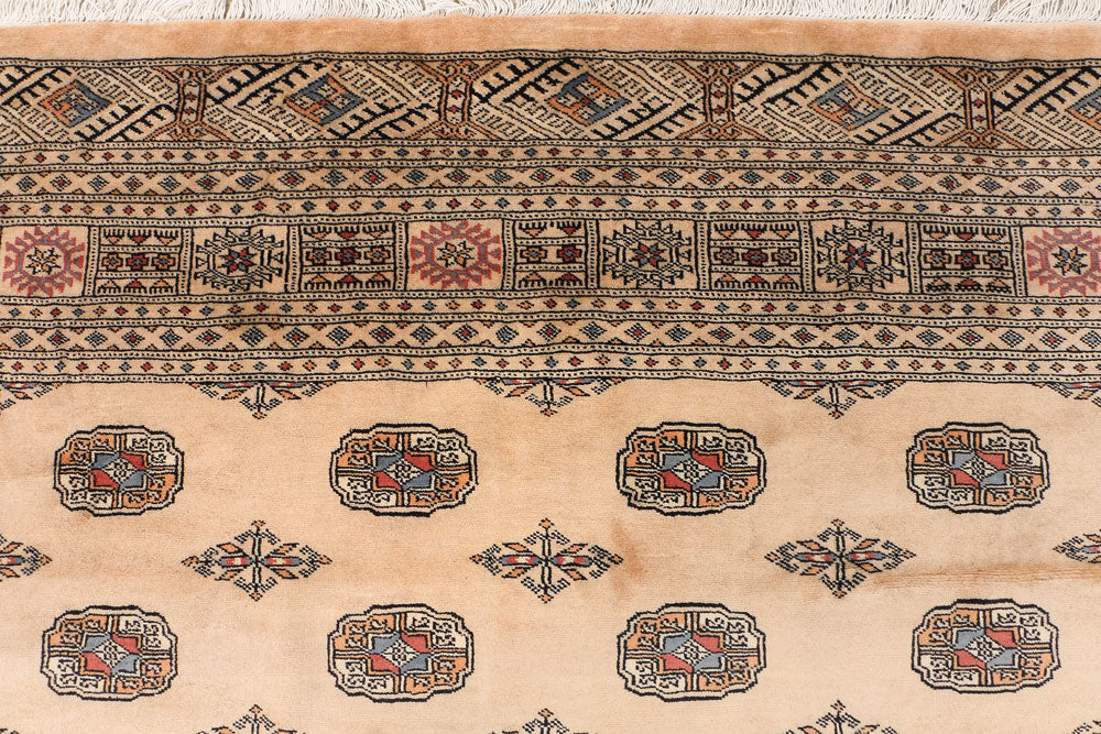 Tan Bokhara 6' 7 x 9' 11 - No. 46035 - ALRUG Rug Store