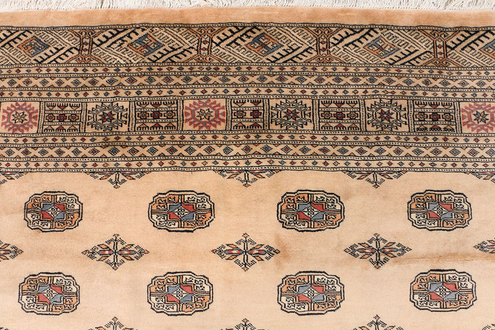Tan Bokhara 6' 7 x 9' 11 - No. 46035 - ALRUG Rug Store
