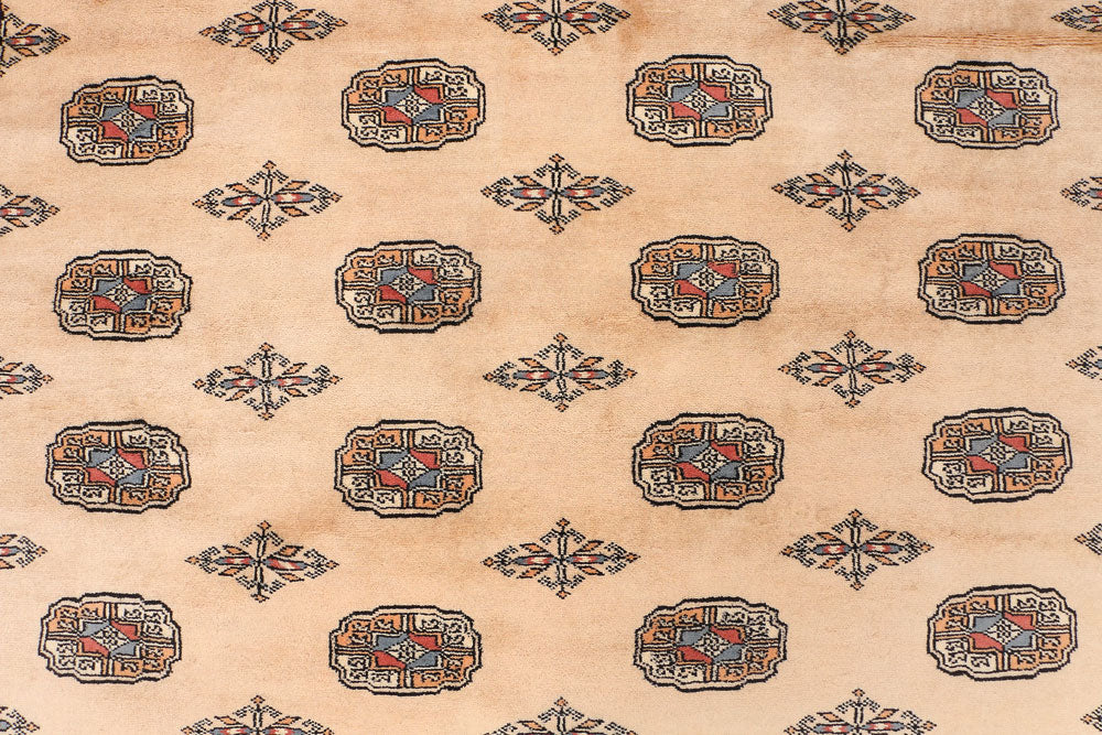 Tan Bokhara 6' 7 x 9' 11 - No. 46035 - ALRUG Rug Store