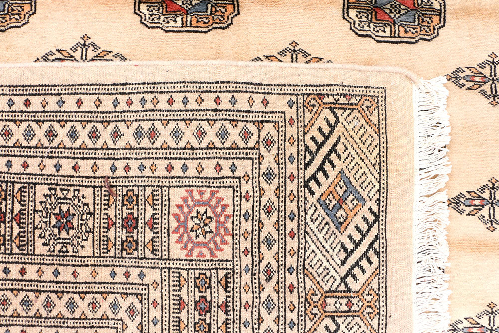 Tan Bokhara 6' 7 x 9' 11 - No. 46035 - ALRUG Rug Store