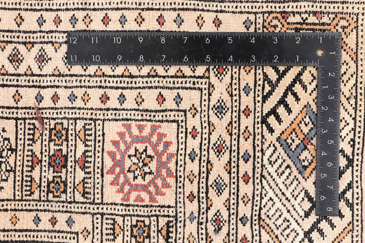 Tan Bokhara 6' 7 x 9' 11 - No. 46035 - ALRUG Rug Store