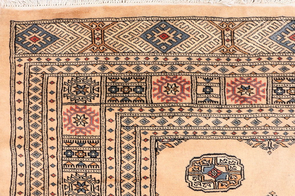 Bisque Bokhara 6' 8 x 10' 5 - No. 46043 - ALRUG Rug Store