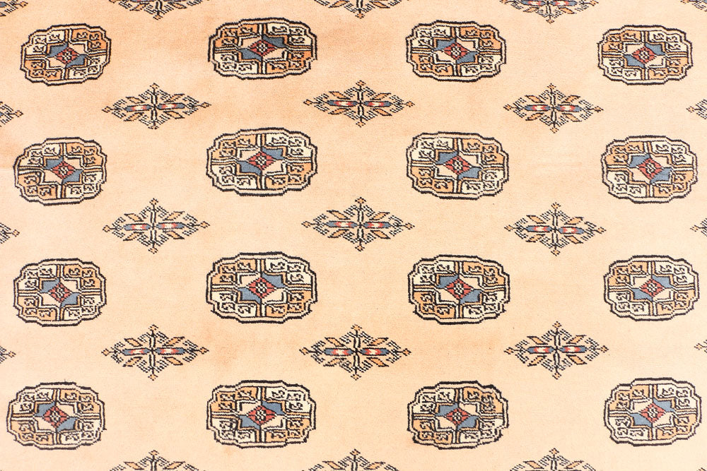 Bisque Bokhara 6' 8 x 10' 5 - No. 46043 - ALRUG Rug Store