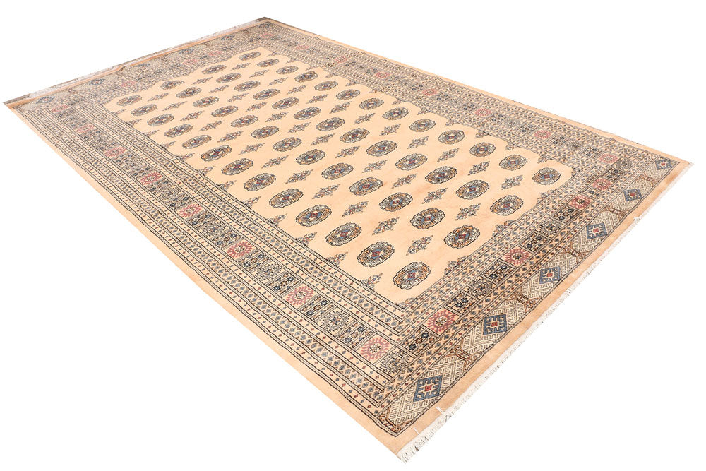 Bisque Bokhara 6' 8 x 10' 5 - No. 46043 - ALRUG Rug Store