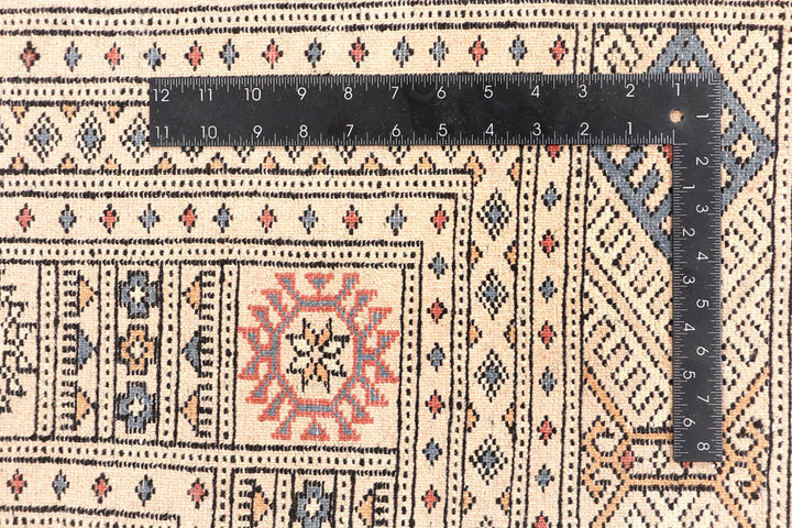 Bisque Bokhara 6' 8 x 10' 5 - No. 46043 - ALRUG Rug Store