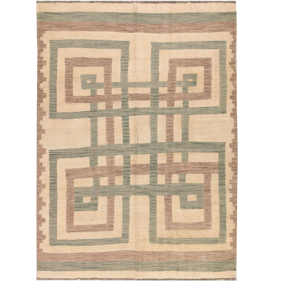 Vegetable Kilim 5' 6 x 7' 6 (ft) - No. AL54331 - ALRUG Rug Store