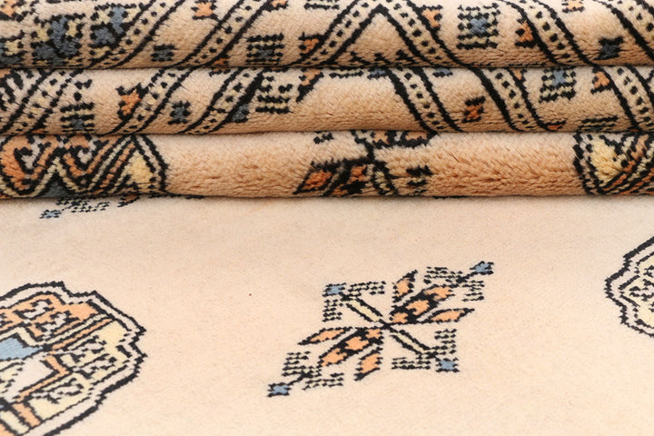 Tan Bokhara 6' 9 x 10' 8 - No. 46090 - ALRUG Rug Store