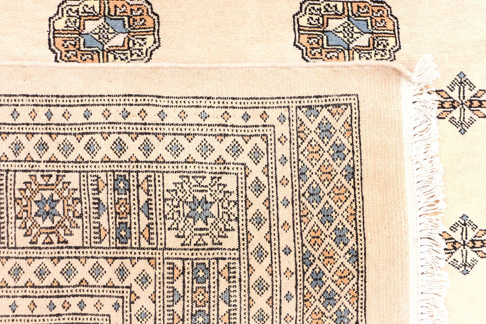 Tan Bokhara 6' 9 x 10' 8 - No. 46090 - ALRUG Rug Store